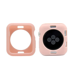 Funda Silicon Suave Para Apple Watch Series 1 2 3 4 5 38/40 y 42/44 mm 5 Colores