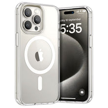 Cargar imagen en el visor de la galería, Funda Transparente para iPhone con MagSafe – Carga Inalámbrica Rápida, Protección 360°, Diseño Antigolpes y Antideslizante