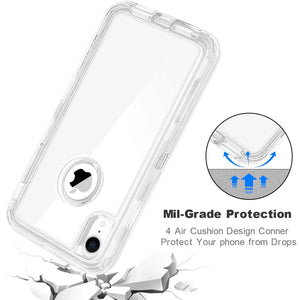 Funda Antishock 360° para iPhone 3 en 1 - Case Rígida y Flexible, Protección Acrigel de Uso Rudo