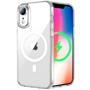 Funda Transparente para iPhone con MagSafe – Carga Inalámbrica Rápida, Protección 360°, Diseño Antigolpes y Antideslizante