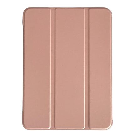 Funda Inteligente Para iPad Mini 6 + Cubierta Trasera Rosa Dorado.