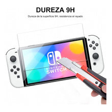 Cargar imagen en el visor de la galería, 2 Piezas Mica Cristal Templado Nintendo Switch Oled 2021.