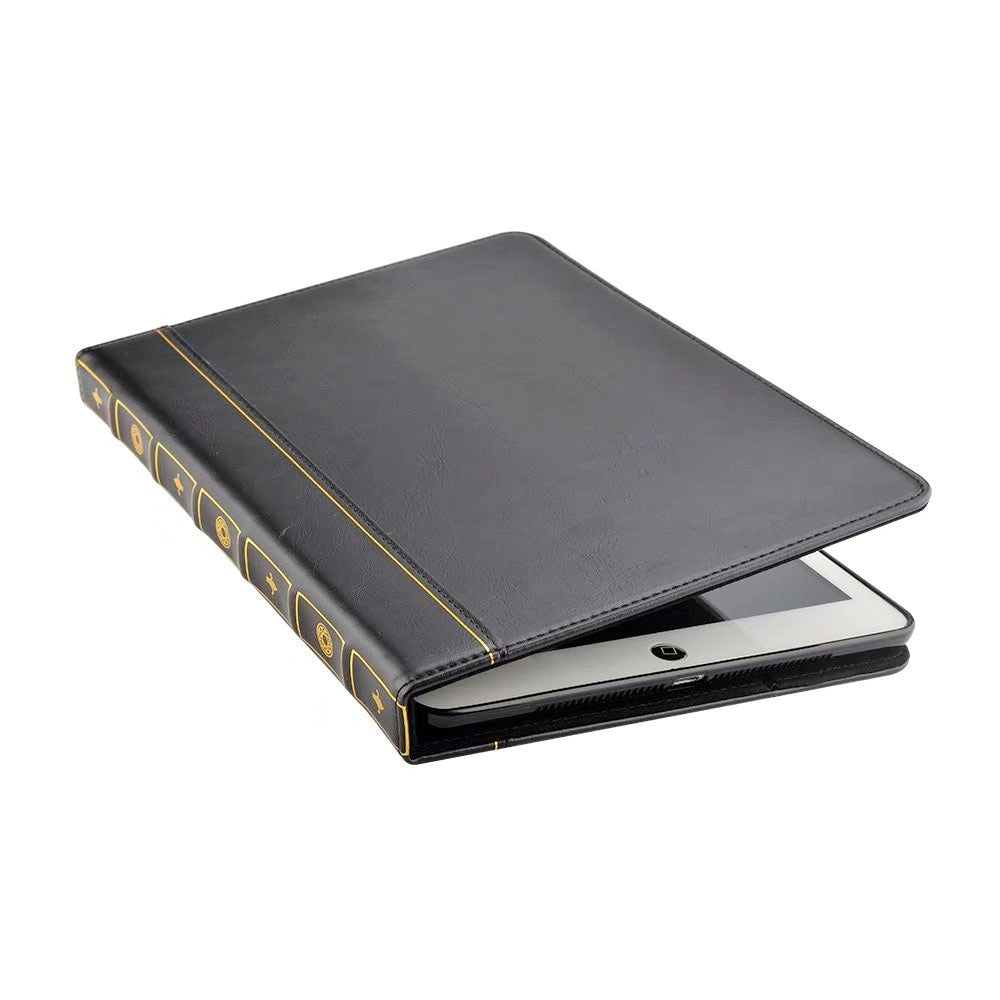 Funda Tipo Libro antiguo iPad Mini 1 2 3 4 5 Book Case Vintage Negro –