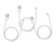 Foto de 3 Piezas Cable Carga 2m Para Celular iPhone 13 12 11 Xr 8 7