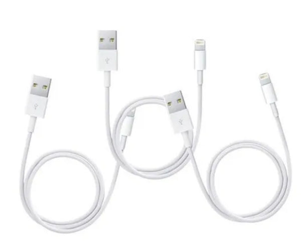 3 Piezas Cable Carga 2m Para Celular iPhone 13 12 11 Xr 8 7