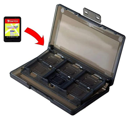 Estuche Protector de Viaje para Nintendo Switch (Lite/OLED) – Porta 24 Cartuchos y Tarjetas MicroSD
