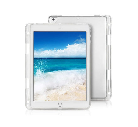Funda Protectora Universal para iPad 9.7 con Soporte para Apple Pencil – Transparente, Resistente y Antigolpes