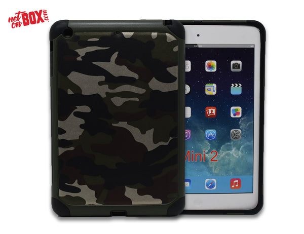 Funda Camuflaje iPad Mini 1 2 3 4 5 Verde Camo Case Camouflage